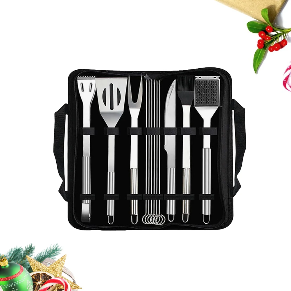 12 PCS Grilling Accessories BBQ Tools Combo Outdoor Barbecue Kit Barbeque Storage Bag Smoker
12 PCS Grilling Accessories BBQ Tools Combo Outdoor Barbecue Kit Barbeque Storage Bag Smoker