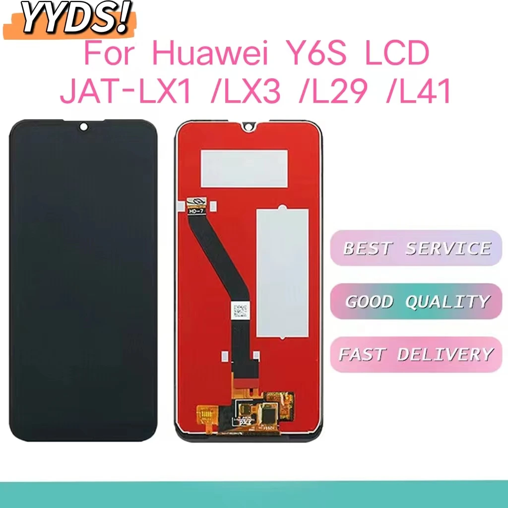 6.09" New LCD For Huawei Y6S 2019 LCD Display Touch Screen with Frame For Huawei Y6 Prime 2019 LCD MRD-LX1F LX1 LX3 LX1N Display
6.09" New LCD For Huawei Y6S 2019 LCD Display Touch Screen with Frame For Huawei Y6 Prime 2019 LCD MRD-LX1F LX1 LX3 LX1N Display