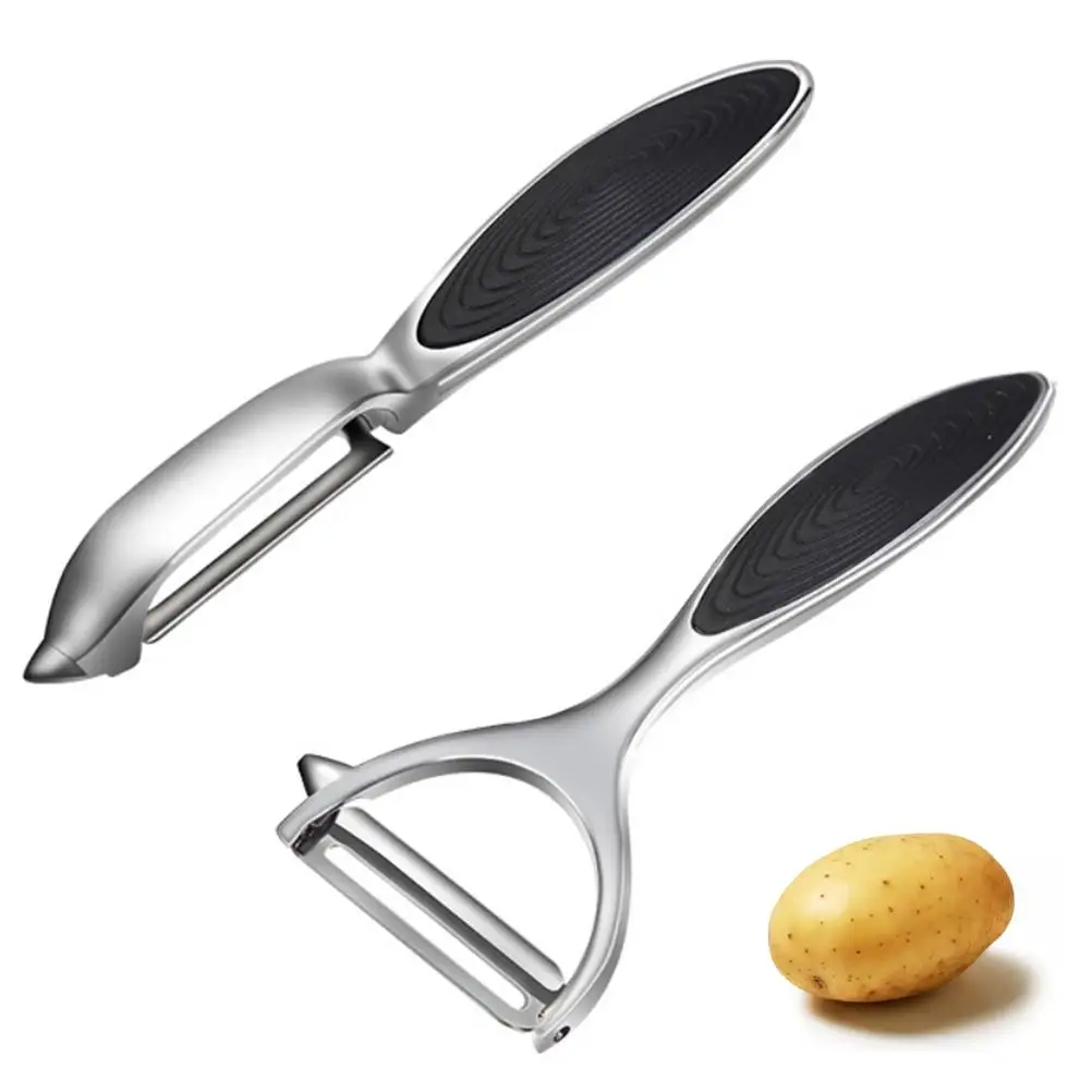 2Pcs Multifunctional Potato Carrot Peeler Grater Zinc Alloy Vegetable Fruit Peeler Carrot Shredding Slicer Cutter Kitchen Gadget
2Pcs Multifunctional Potato Carrot Peeler Grater Zinc Alloy Vegetable Fruit Peeler Carrot Shredding Slicer Cutter Kitchen Gadget