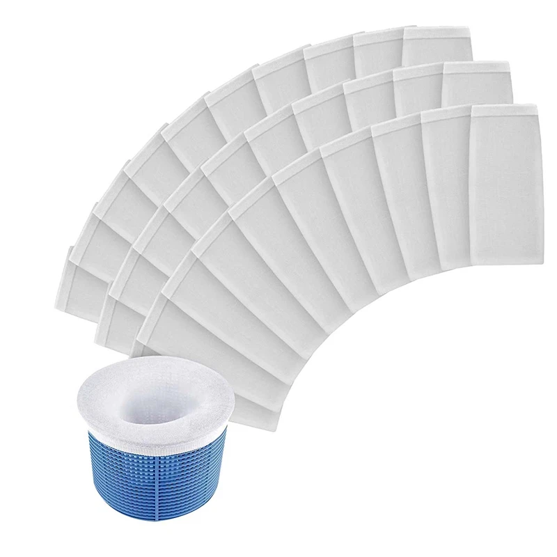 Pool Skimmer Socks, Pack Of 30,Pool Skimmer Filter, Durable Elastic Nylon Filter Skimmer Basket, Pool Filter Mesh Filter 
Pool Skimmer Socks, Pack Of 30,Pool Skimmer Filter, Durable Elastic Nylon Filter Skimmer Basket, Pool Filter Mesh Filter