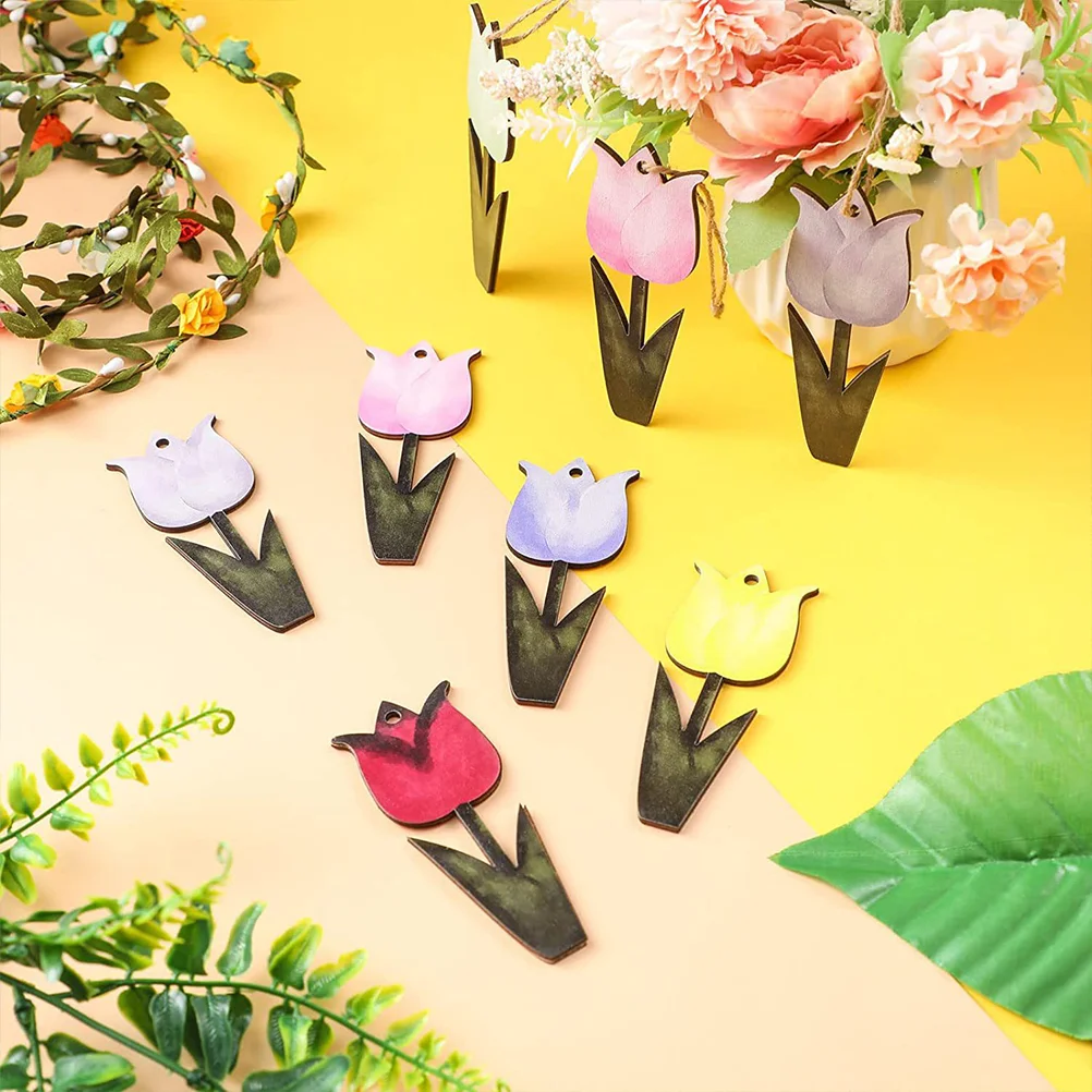 Tulip Pendant Easter Cutouts Ornament Wooden Embellishments Hanging Ornaments Decor
Tulip Pendant Easter Cutouts Ornament Wooden Embellishments Hanging Ornaments Decor