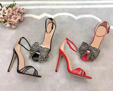 Carpaton Open Toe Butterfly-knot High Heel Sandals Summer Black Red Patent Leather Ankle Strap Stiletto Heels Dress Shoes
Carpaton Open Toe Butterfly-knot High Heel Sandals Summer Black Red Patent Leather Ankle Strap Stiletto Heels Dress Shoes