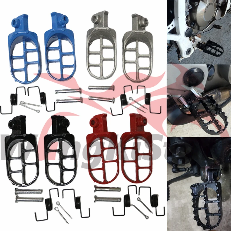 Motorcycle Foot Pegs Rests Footpegs For Honda XR50R CRF50 CRF70 CRF80 CRF100F Motorbike Foot Rest Fit Yamaha TW200 Dirt Pit Bike
Motorcycle Foot Pegs Rests Footpegs For Honda XR50R CRF50 CRF70 CRF80 CRF100F Motorbike Foot Rest Fit Yamaha TW200 Dirt Pit Bike