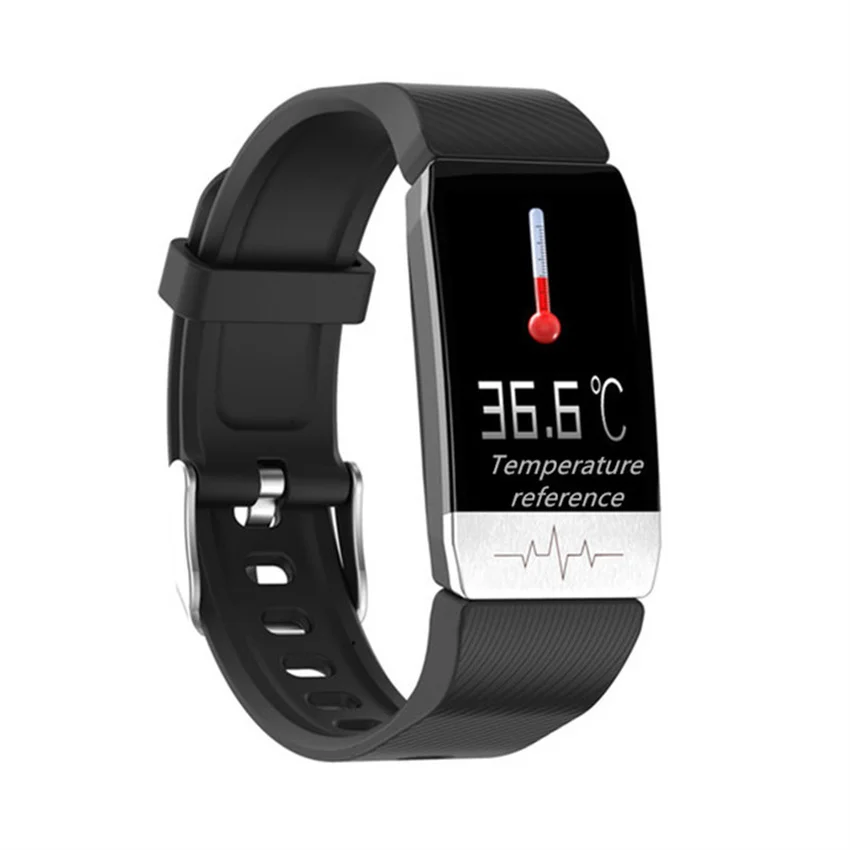 

Sale Smart Watch Band With Temperature Measure ECG Heart Rate Blood Pressure Monitor Weather Forecast Drinking Remind Smartwatch