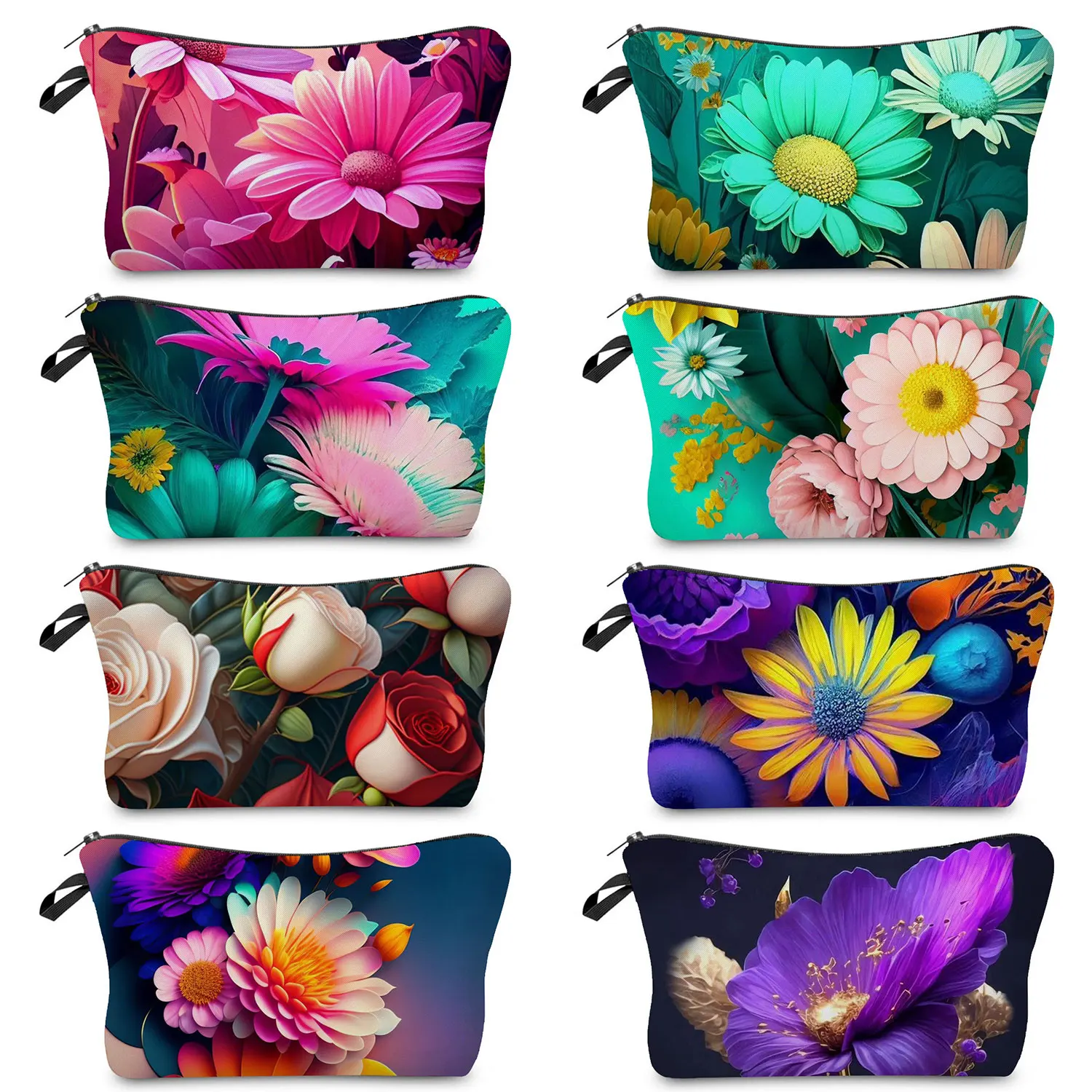Women's Small Ladies Cosmetic Bag Colorful Flower Printed Storage Bag Beach Travel Makeup Bag Casual Toilet Bag Multifunctional
Women's Small Ladies Cosmetic Bag Colorful Flower Printed Storage Bag Beach Travel Makeup Bag Casual Toilet Bag Multifunctional