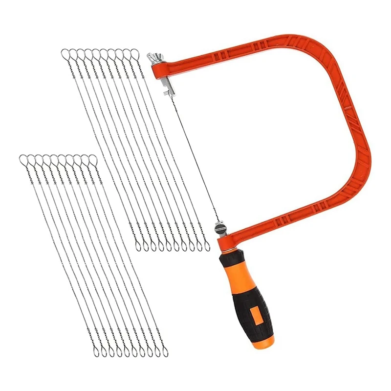1 Set Fret Saw Coping Frame Extra 20 Pcs Replacement Blades Set For Wood,Plastic, Rubber
1 Set Fret Saw Coping Frame Extra 20 Pcs Replacement Blades Set For Wood,Plastic, Rubber