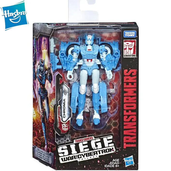 Hasbro Transformers Siege Series War for Cybertron WFC-S20 Chromia 12Cm Deluxe Class Original Action Figure Toy Gift Collection
Hasbro Transformers Siege Series War for Cybertron WFC-S20 Chromia 12Cm Deluxe Class Original Action Figure Toy Gift Collection