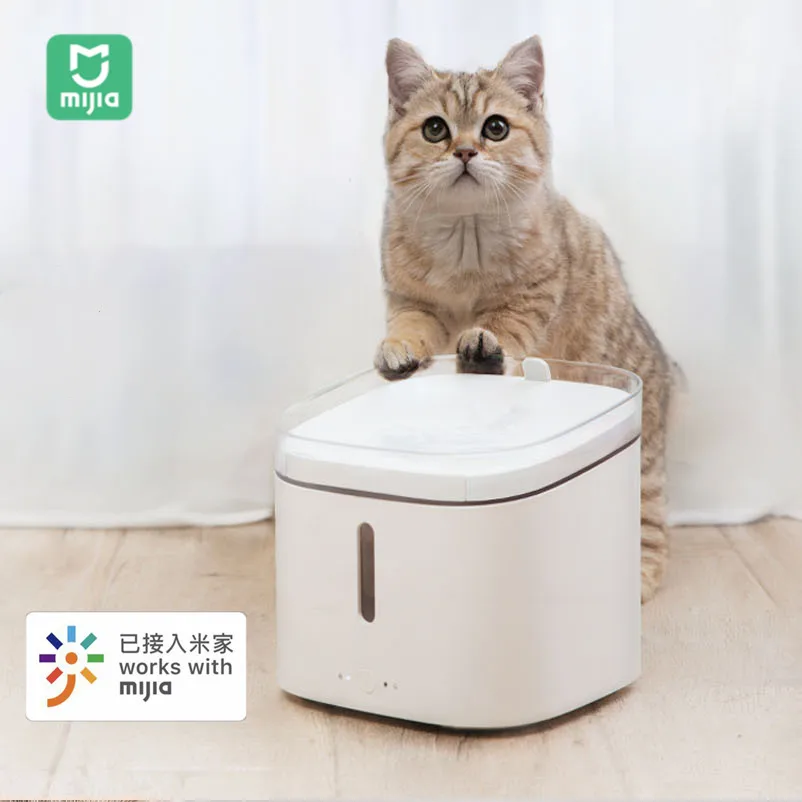 Original Xiaomi Mijia Smart Pet Water Dispenser Automatic Fountain Drinking Bowl Living Water Supply Intelligent Pet Accessories
Original Xiaomi Mijia Smart Pet Water Dispenser Automatic Fountain Drinking Bowl Living Water Supply Intelligent Pet Accessories