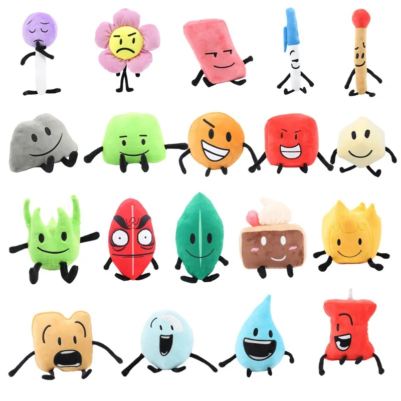 19 Style Kawaii Battle for Dream Island Plush Toy Leafy Firey Stuffed Animal Cartoon plushies Pillow Doll for Children Kids Gift
19 Style Kawaii Battle for Dream Island Plush Toy Leafy Firey Stuffed Animal Cartoon plushies Pillow Doll for Children Kids Gift