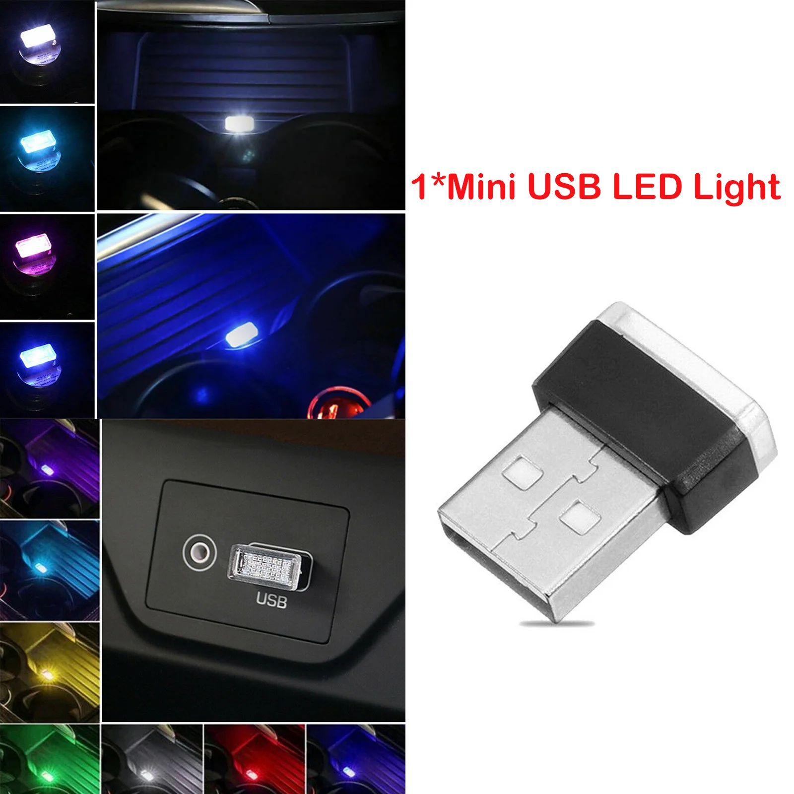 1X Portable USB Mini LED Car Interior Lamp Neon Atmosphere Ambient Light Decoration Bulb Auto Accessories Emergency Lighting
1X Portable USB Mini LED Car Interior Lamp Neon Atmosphere Ambient Light Decoration Bulb Auto Accessories Emergency Lighting