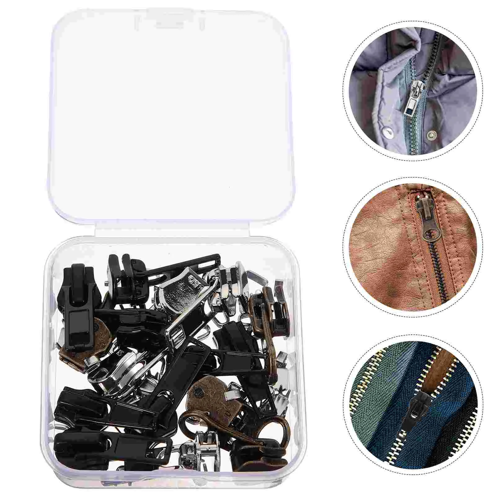Jacket Zipper Replacement DIY Heads Repair Luggage Accessories Pull Kit Handbag Multi-purpose
Jacket Zipper Replacement DIY Heads Repair Luggage Accessories Pull Kit Handbag Multi-purpose
