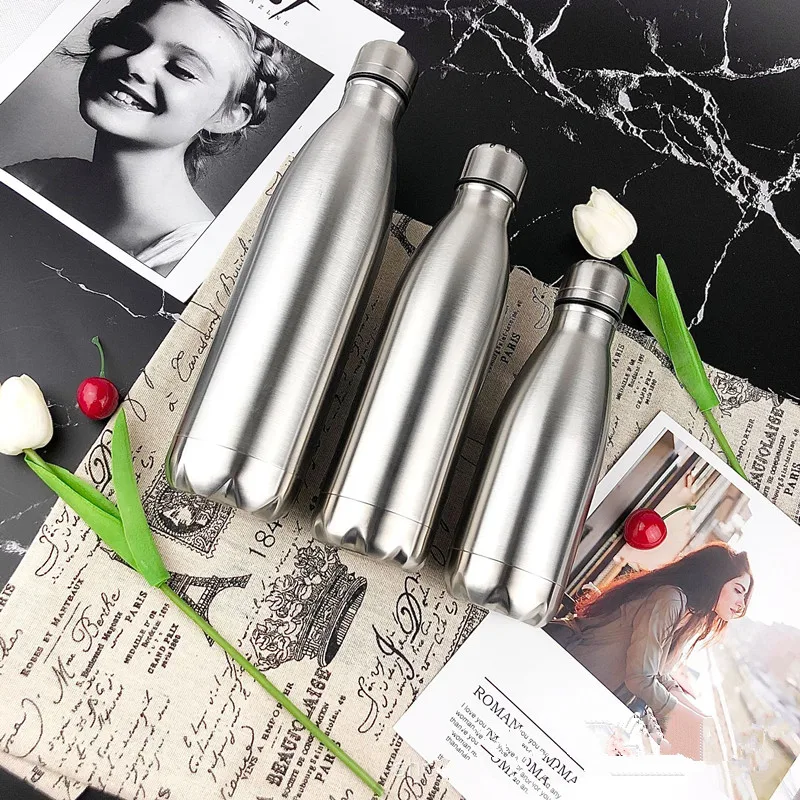 500/1000ml Stainless Steel Water Bottle Portable BPA free Water Drinking Bottle Gym Sports Cycling Drinkware Sport Bottle
500/1000ml Stainless Steel Water Bottle Portable BPA free Water Drinking Bottle Gym Sports Cycling Drinkware Sport Bottle