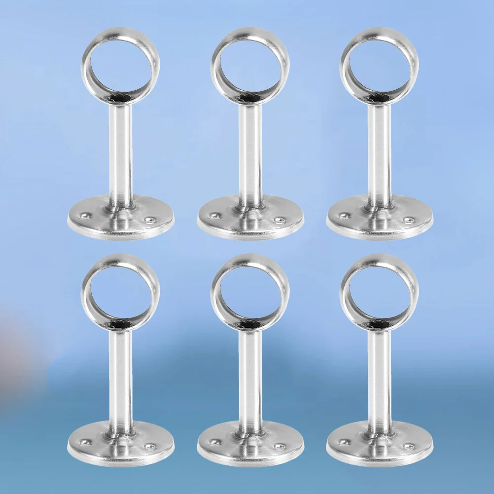 6pcs Stainless Steel Closet Pole Rod Socket Set Closet Rod End Supports Set Rod Holder for Bedroom Kitchen ( 32mm )
6pcs Stainless Steel Closet Pole Rod Socket Set Closet Rod End Supports Set Rod Holder for Bedroom Kitchen ( 32mm )