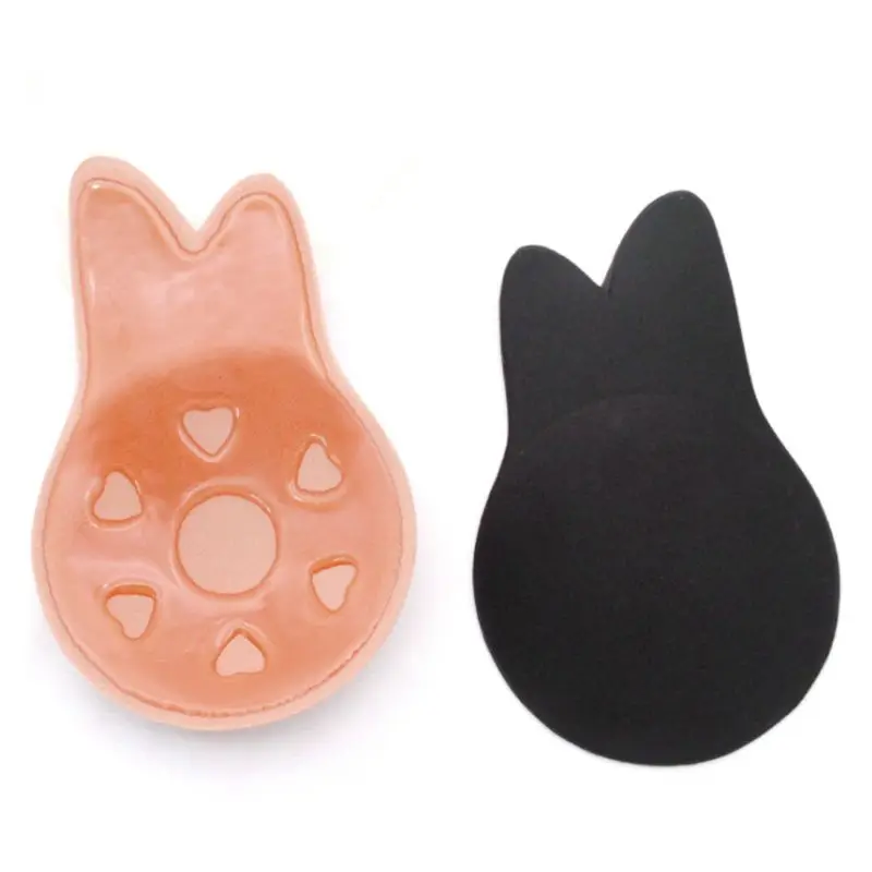 Women Adhesive Bra Cute Cat Ears Lifting Nipple Covers Invisible Silicone Pasties Breast Tape Strapless Pulling Chest Stickers 
Women Adhesive Bra Cute Cat Ears Lifting Nipple Covers Invisible Silicone Pasties Breast Tape Strapless Pulling Chest Stickers