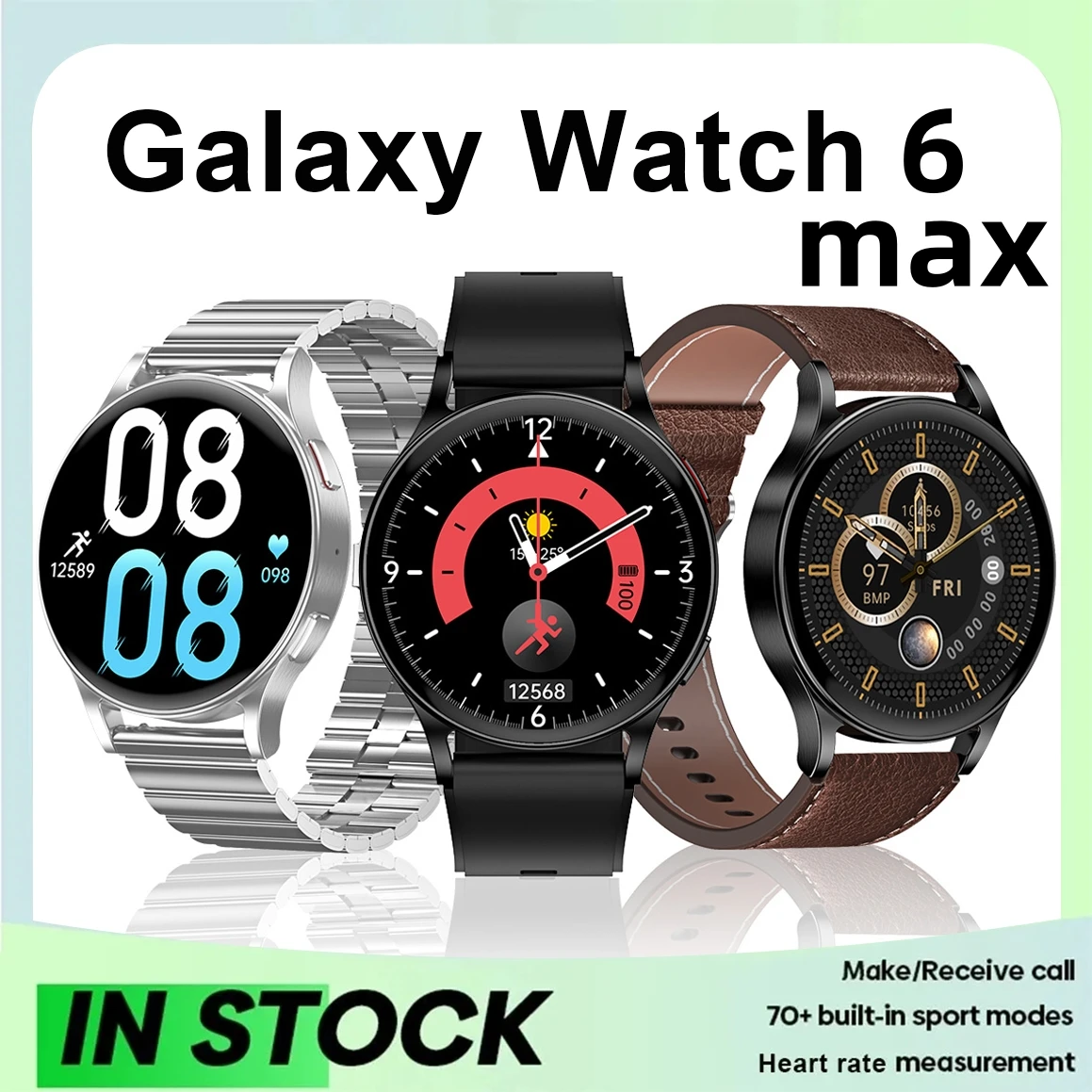 New 1.6 inch Smart Watch Men For Galaxy Watch 6 MAX Full Touch Screen Waterproof Custom Dial Smartwatch For Samsung Android IOS
New 1.6 inch Smart Watch Men For Galaxy Watch 6 MAX Full Touch Screen Waterproof Custom Dial Smartwatch For Samsung Android IOS