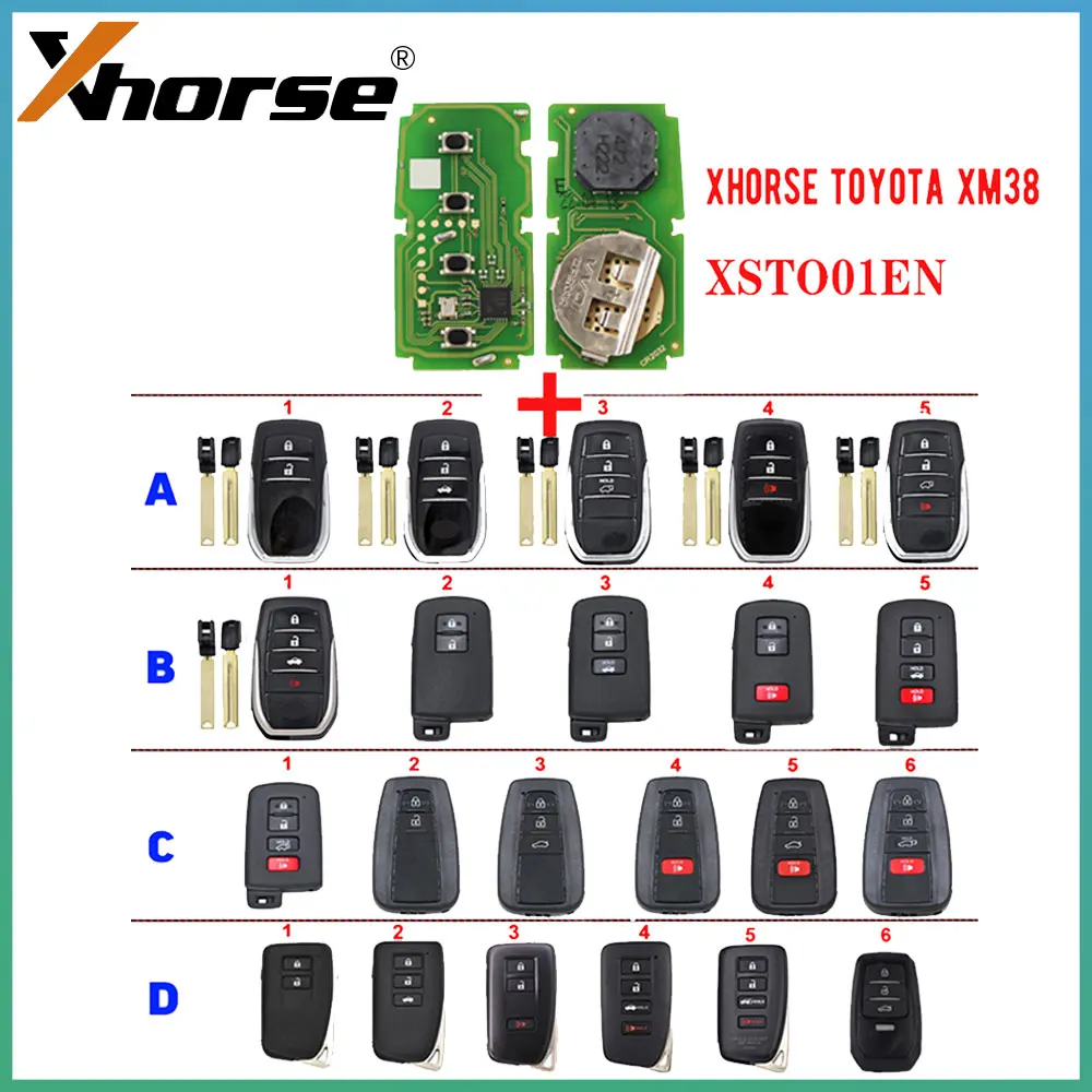 Универсальный пульт дистанционного управления Xhorse VVDI для Toyota, Lexus XM38, генератор для 4D 8A 4A, все в 1 XSTO01EN с оригинальным
Универсальный пульт дистанционного управления Xhorse VVDI для Toyota, Lexus XM38, генератор для 4D 8A 4A, все в 1 XSTO01EN с оригинальным