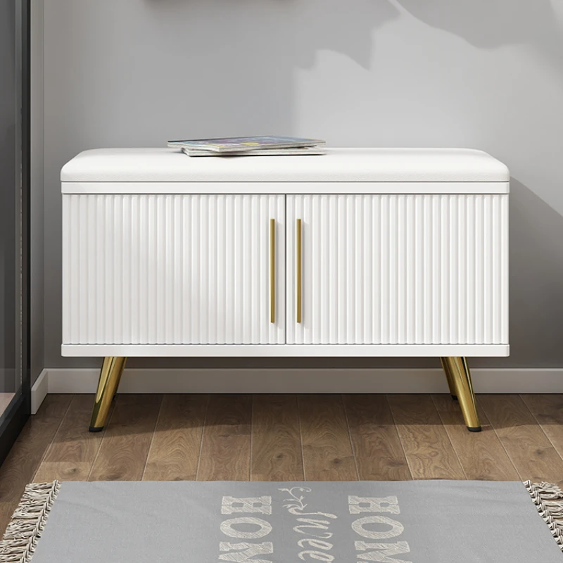 60cm Changing Shoe Stool Living Room Entrance Shoe Cabinet Luxury PU Seat Top Shoe Ottoman Soft Cushion Bench Home Furniture
60cm Changing Shoe Stool Living Room Entrance Shoe Cabinet Luxury PU Seat Top Shoe Ottoman Soft Cushion Bench Home Furniture