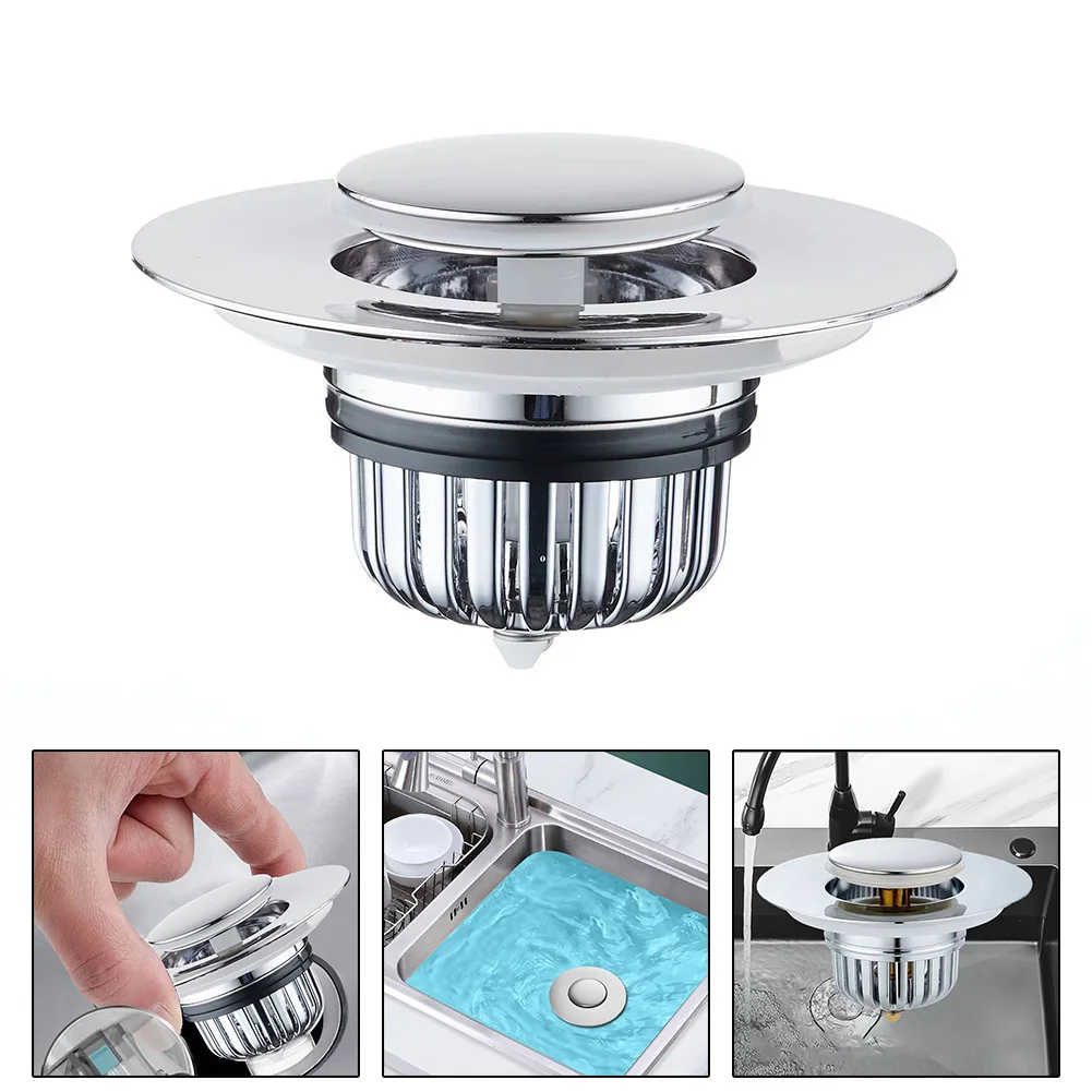 Bathroom Sink Plug Stopper Wash Basin Core Bounce Up Drain Filter Shower Sink Filter Plug Anti-Odor Kitchen Basin Stopper
Bathroom Sink Plug Stopper Wash Basin Core Bounce Up Drain Filter Shower Sink Filter Plug Anti-Odor Kitchen Basin Stopper