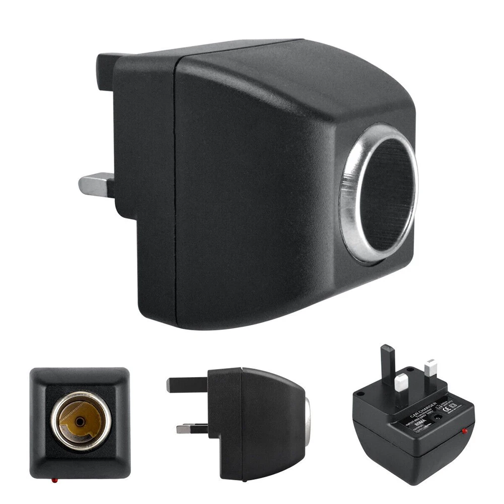 Car Charger Lighter Socket 240V Mains Plug To 12V Car Charger Adapter Plug Home 12VDC, 500mA UK Cigar Lighter Plug
Car Charger Lighter Socket 240V Mains Plug To 12V Car Charger Adapter Plug Home 12VDC, 500mA UK Cigar Lighter Plug