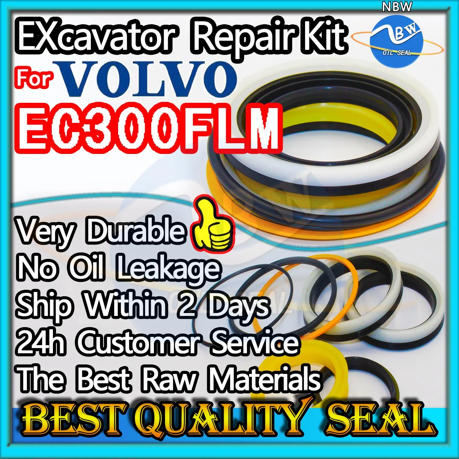 For VOLVO EC300FLM High Quality Oil Seal Kit Excavator Repair Gear Center Joint Gasket Nitrile NBR Nok Washer Skf Service Track
For VOLVO EC300FLM High Quality Oil Seal Kit Excavator Repair Gear Center Joint Gasket Nitrile NBR Nok Washer Skf Service Track