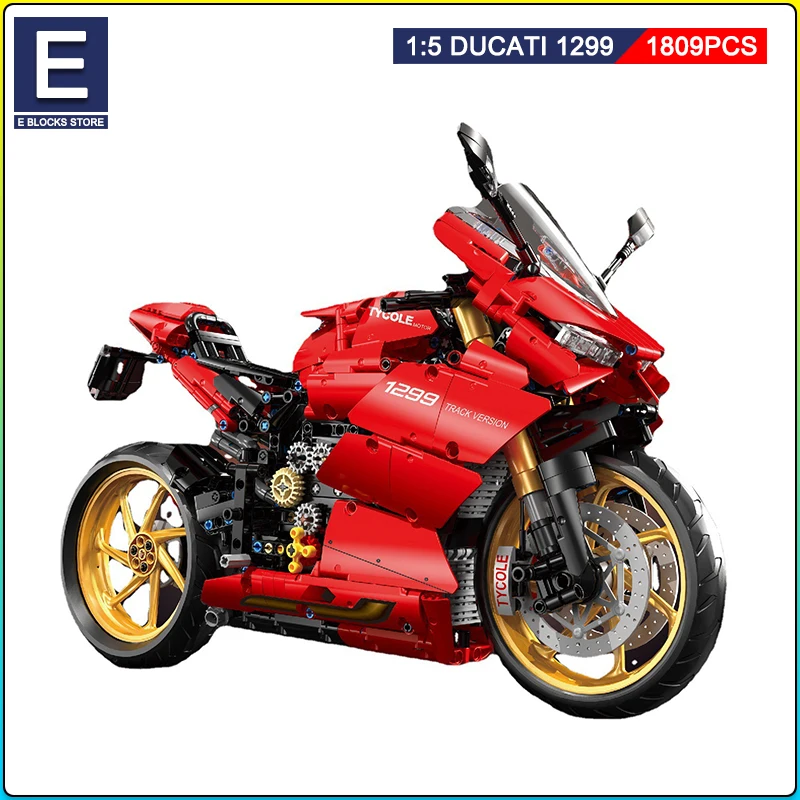 High Tech 1:5 Motorcycle City Sports Rapid Racing Motorbike Locomotive Moc Modular Brick Model Building Block Boy Gift Toy T4020
High Tech 1:5 Motorcycle City Sports Rapid Racing Motorbike Locomotive Moc Modular Brick Model Building Block Boy Gift Toy T4020