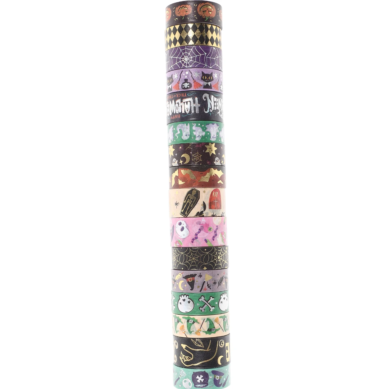 16 Rolls Halloween Decor Aesthetic Washi Tape Adhesive DIY Crafting Cute Decorative Scrapbook Tapes
16 Rolls Halloween Decor Aesthetic Washi Tape Adhesive DIY Crafting Cute Decorative Scrapbook Tapes