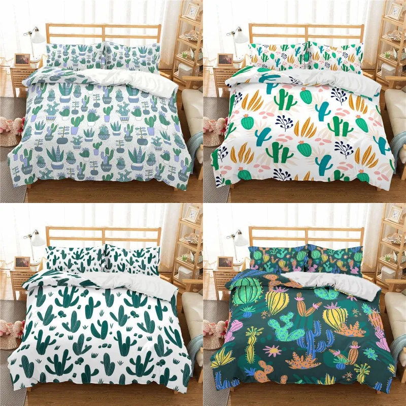 Cactus Print Polyester Bedding Sets Child Kids Covers Boys Bed Linen Set for Teens king size bedding set
Cactus Print Polyester Bedding Sets Child Kids Covers Boys Bed Linen Set for Teens king size bedding set