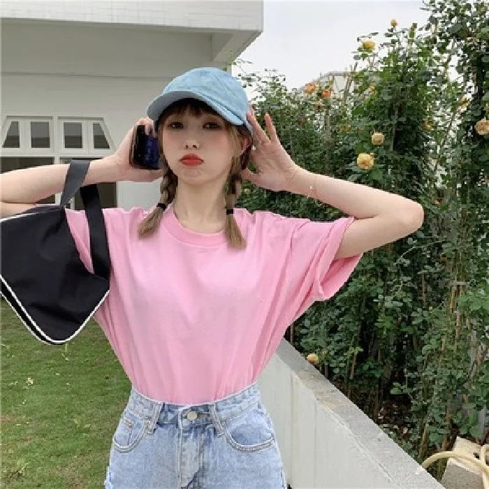 2022 NEW FASHION WOMEN Round Neck Summer Round Neck Solid Color T-Shirt Casual Short Sleeve Top 2022
2022 NEW FASHION WOMEN Round Neck Summer Round Neck Solid Color T-Shirt Casual Short Sleeve Top 2022