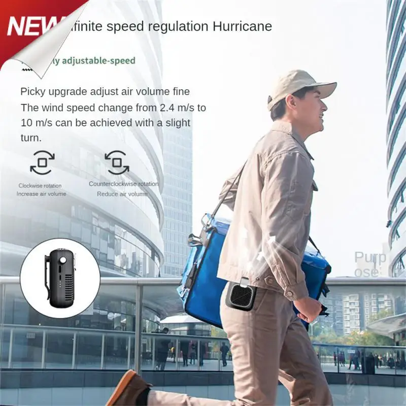 Light Luxury Design Waist Fan Mobile Power Supply Mini Fan Low Noise Operation Air Conditioner Waist Fan Small Long Lasting Life
Light Luxury Design Waist Fan Mobile Power Supply Mini Fan Low Noise Operation Air Conditioner Waist Fan Small Long Lasting Life