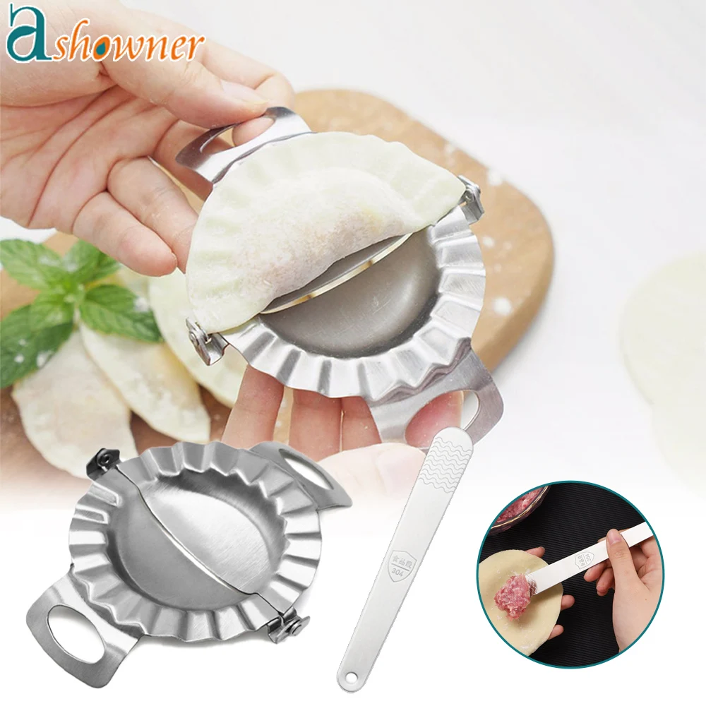Dumpling Mould Dumpling Maker Stainless Steel Dumplings Tool Ravioli Dumpling Mold Dumpling Peeling Slicer Kitchen Accessories
Dumpling Mould Dumpling Maker Stainless Steel Dumplings Tool Ravioli Dumpling Mold Dumpling Peeling Slicer Kitchen Accessories