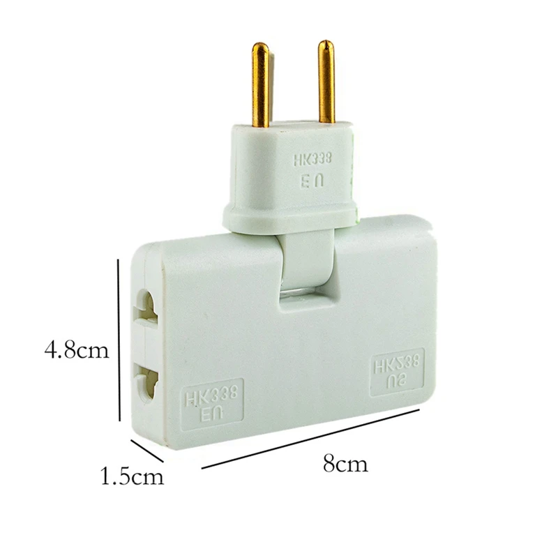 3X Rotate EU Plug Converter 3 In 1 Rotatable Outlet Extender 180 Degree Extension Plug Multi Plug Outlet Adapter,White
3X Rotate EU Plug Converter 3 In 1 Rotatable Outlet Extender 180 Degree Extension Plug Multi Plug Outlet Adapter,White