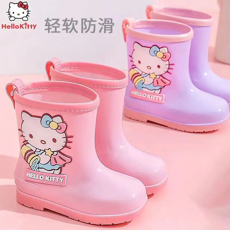 Sanrio Hello Kitty Children Student Girl Baby Non-Slip Rain Boots Cute Cartoon Toddler and Children Waterproof Shoes
Sanrio Hello Kitty Children Student Girl Baby Non-Slip Rain Boots Cute Cartoon Toddler and Children Waterproof Shoes