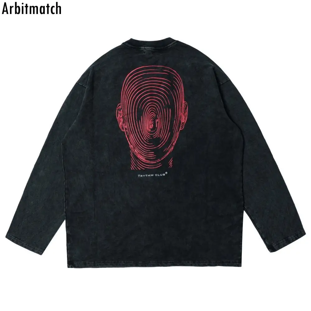 Harajuku 2022 Oversized Long Sleeve T-Shirt Textured Shadow Portrait Printed T Shirt Men Hip Hop Streetwear Cotton Men Clothing
Harajuku 2022 Oversized Long Sleeve T-Shirt Textured Shadow Portrait Printed T Shirt Men Hip Hop Streetwear Cotton Men Clothing