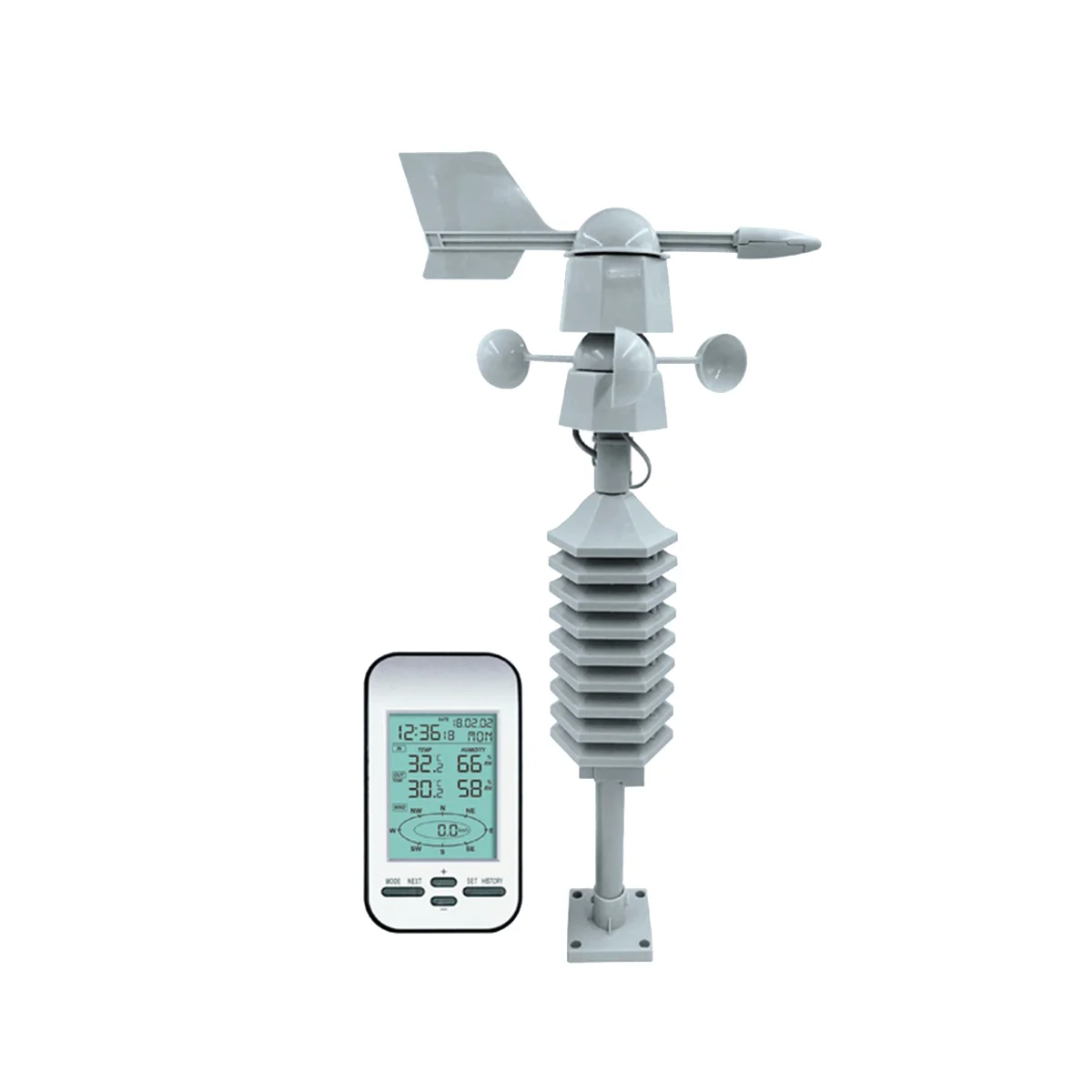 Professional Wireless Weather Station Out Wind Speed Direction Sensor Digital Wind Temperature Humidity Meter for Home
Professional Wireless Weather Station Out Wind Speed Direction Sensor Digital Wind Temperature Humidity Meter for Home