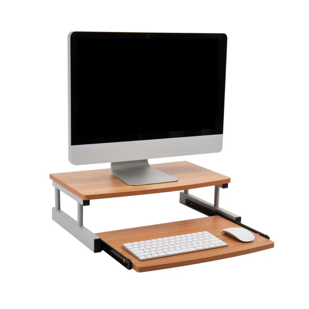 2 Tier Monitor Stand with Sliding Drawer Brown Storage Drawers for Books Notebooks Office/study Supplies Office Furniture
2 Tier Monitor Stand with Sliding Drawer Brown Storage Drawers for Books Notebooks Office/study Supplies Office Furniture