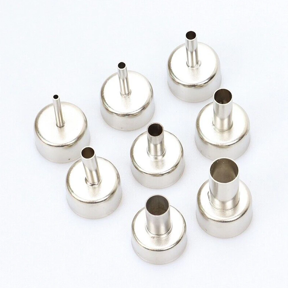 8Pcs Hot Air Nozzle Kit For Station 8858 Digital Hot Air Blower BGA Rework High-quality Steel Nozzles 3-12mm
8Pcs Hot Air Nozzle Kit For Station 8858 Digital Hot Air Blower BGA Rework High-quality Steel Nozzles 3-12mm