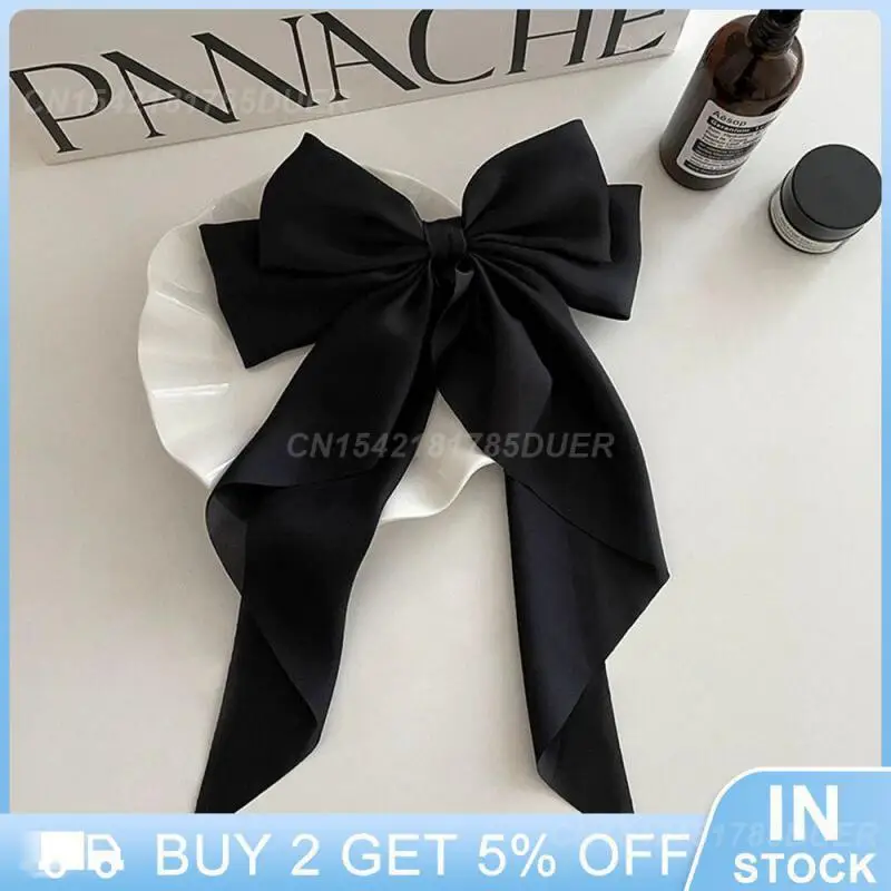 3 Colors Hair Accessories Applicable To Multiple Scenarios Hairpin/edge Clip Bow Knot Solid Color Hair Clip Soft And Smooth 
3 Colors Hair Accessories Applicable To Multiple Scenarios Hairpin/edge Clip Bow Knot Solid Color Hair Clip Soft And Smooth