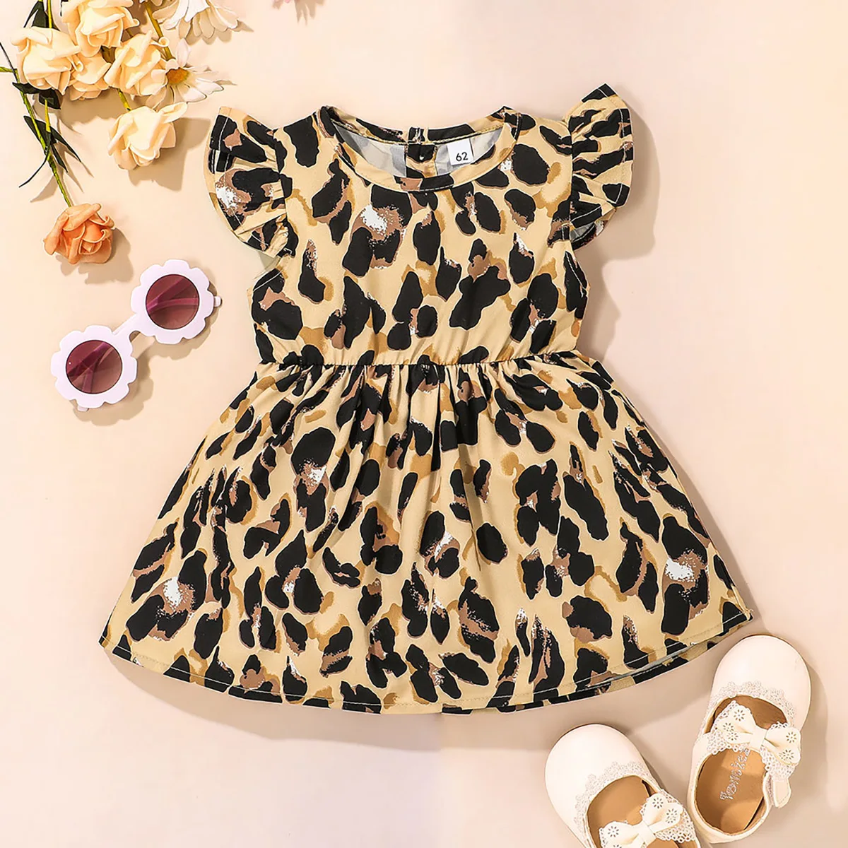 Fashion Baby Girls Clothes Flying Sleeve Leopard A-line Dress Korean Style Toddler Kid Girls One Piece Summer Baby Girls Outfit
Fashion Baby Girls Clothes Flying Sleeve Leopard A-line Dress Korean Style Toddler Kid Girls One Piece Summer Baby Girls Outfit