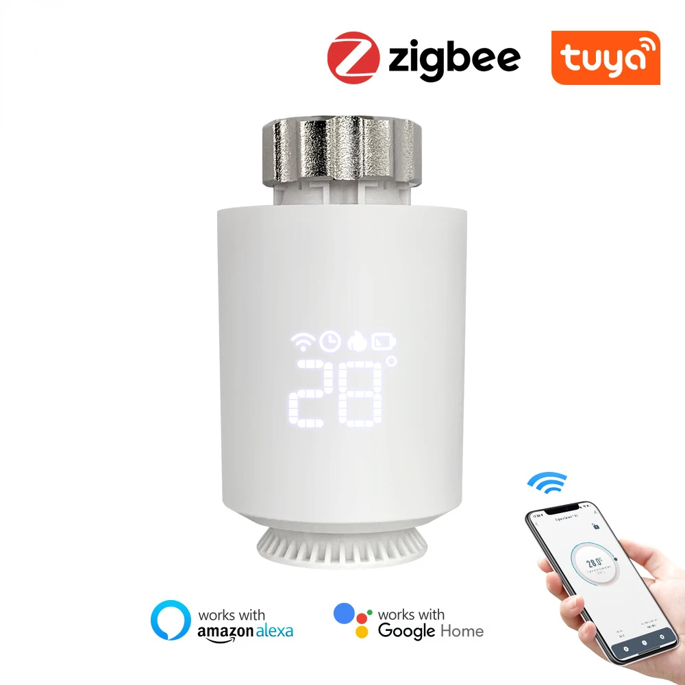 Привод радиатора термостата Tuya ZigBee, умный термостатический клапан с поддержкой Alexa Google Home, 5 шт.
Привод радиатора термостата Tuya ZigBee, умный термостатический клапан с поддержкой Alexa Google Home, 5 шт.
