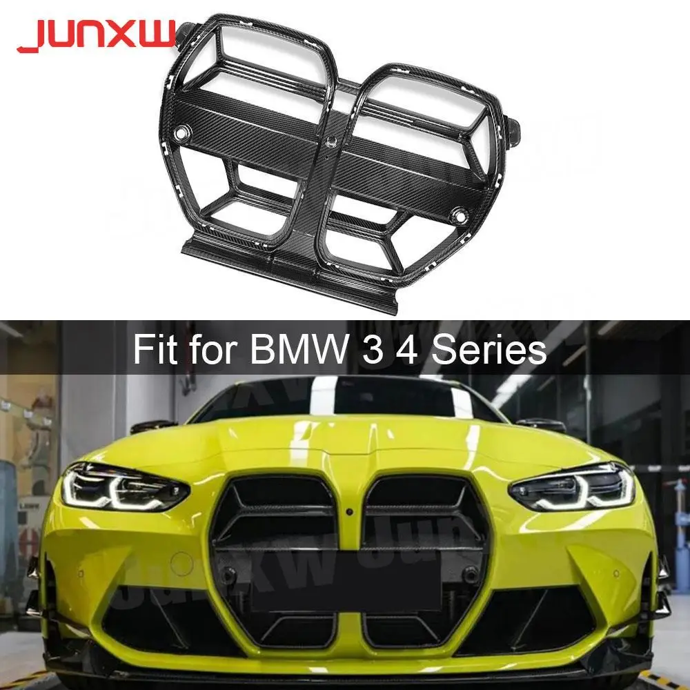 Front Bumper Grille For BMW 2021+ M3 G80 M4 G82 G83 Front Racing Grille Trim Cover Without ACC CLS Style Dry Carbon Fiber/FRP 
Front Bumper Grille For BMW 2021+ M3 G80 M4 G82 G83 Front Racing Grille Trim Cover Without ACC CLS Style Dry Carbon Fiber/FRP