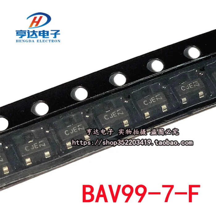 30pcs origianl new BAV99-7-F screen printed KJE/CJE DIODES (US Taiwan) SOT-23 diode
30pcs origianl new BAV99-7-F screen printed KJE/CJE DIODES (US Taiwan) SOT-23 diode