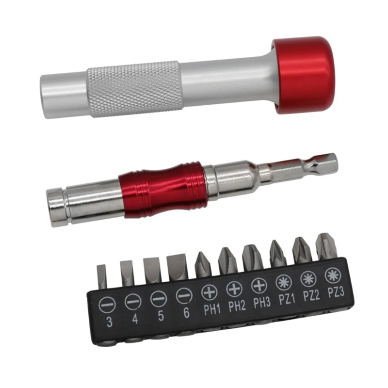Compact Magnetic Screwdriver Set 180° Rotation, Anti slip Handle, Hexagon Reinforcement for Small Space Operations G6KA
Compact Magnetic Screwdriver Set 180° Rotation, Anti slip Handle, Hexagon Reinforcement for Small Space Operations G6KA