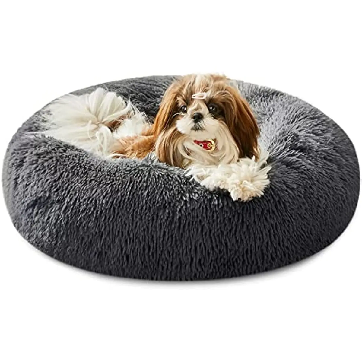 Home Donut Pet Bed Calming Dog Bed - Washable Fluffy Plush Puppy Cat Bed with Anti-Slip Bottom, Round Cuddler Pet Bed fo
Home Donut Pet Bed Calming Dog Bed - Washable Fluffy Plush Puppy Cat Bed with Anti-Slip Bottom, Round Cuddler Pet Bed fo
