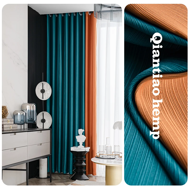 Luxury High End Bedroom Living Villa Decoration For Orange Red Coffee Shop Office Meeting Room Blackout Curtains
Luxury High End Bedroom Living Villa Decoration For Orange Red Coffee Shop Office Meeting Room Blackout Curtains
