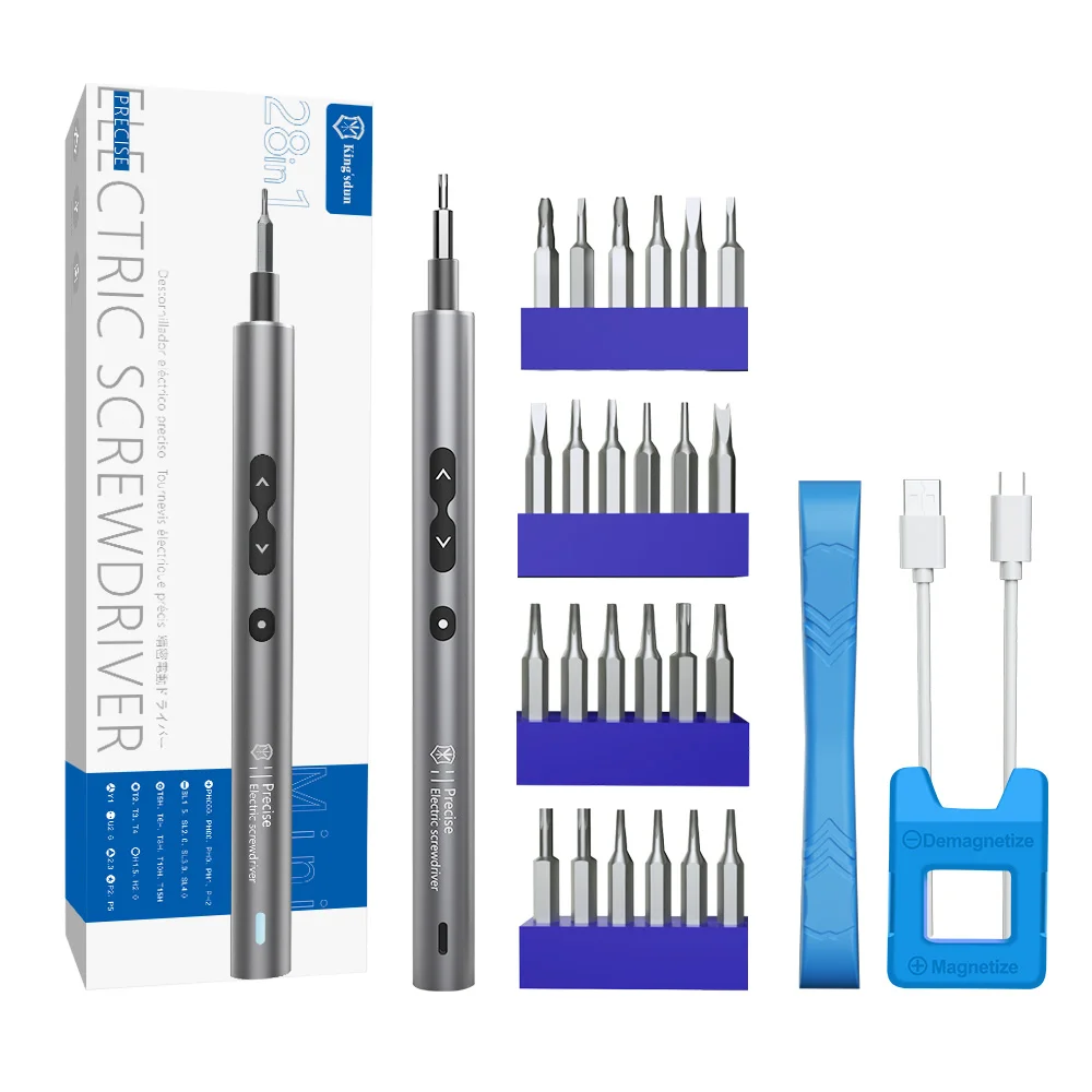 X in 1 Magnetic Electric Screwdriver Rechargeable Lithium Battery Screw Driver Precision Screwdriver Set for Mobile Phone Repair
X in 1 Magnetic Electric Screwdriver Rechargeable Lithium Battery Screw Driver Precision Screwdriver Set for Mobile Phone Repair