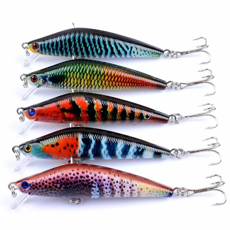 8CM/8.2ghot professional quality fishing lure wobblers minnow crank crank bait excellent painting
8CM/8.2ghot professional quality fishing lure wobblers minnow crank crank bait excellent painting
