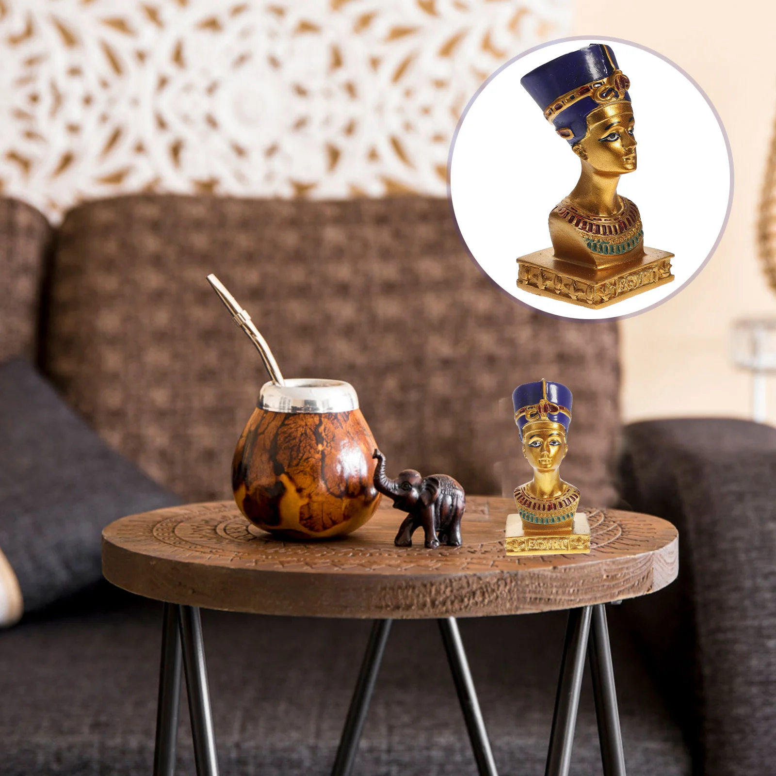 Decorations Home Circumference Resin Ancient Egypt Ornament Statuette Travel
Decorations Home Circumference Resin Ancient Egypt Ornament Statuette Travel