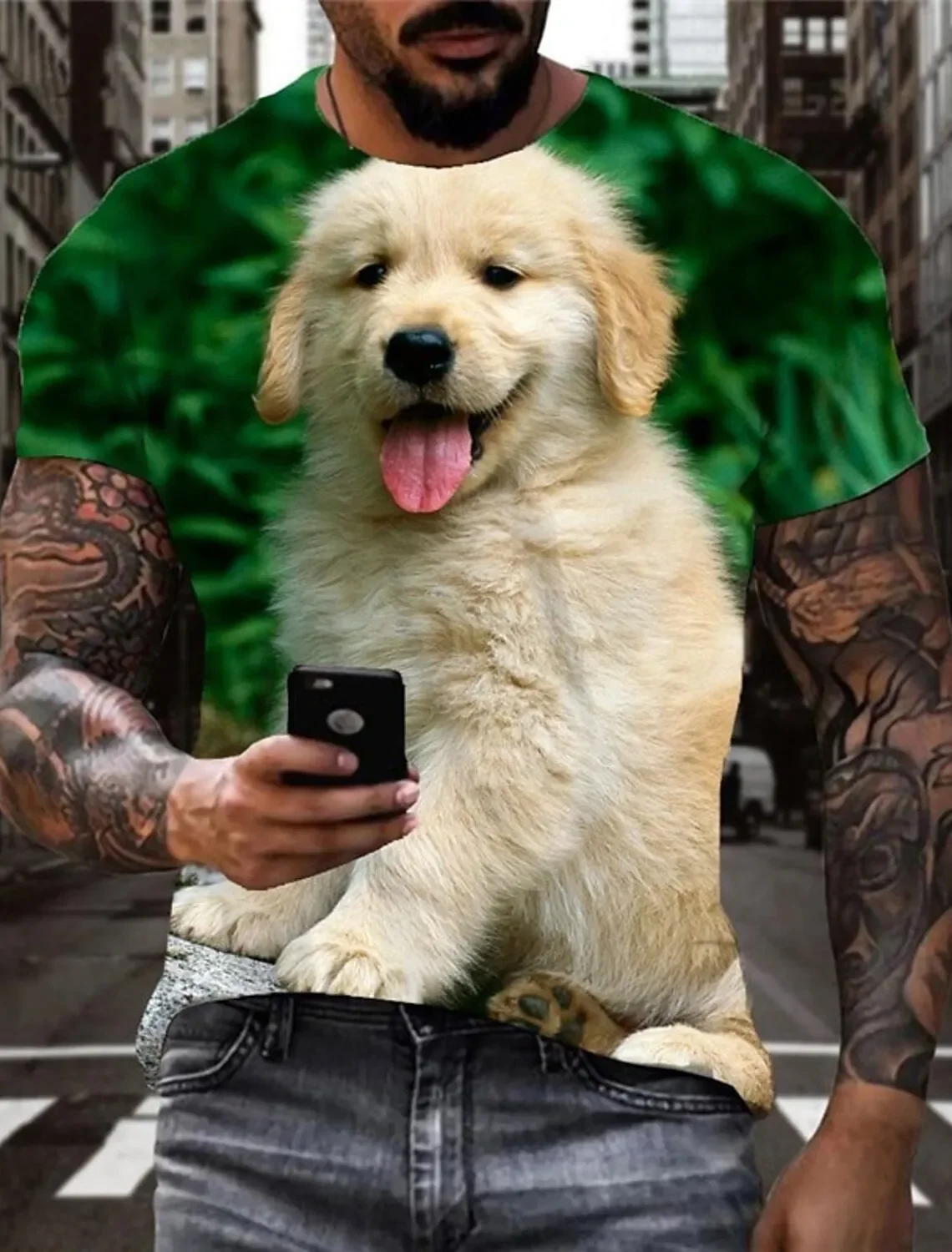 Men's T shirt Tee Tee Graphic Dog Crew Neck Clothing Apparel 3D Print Outdoor Casual Short Sleeve Print Vintage Fashion Designer
Men's T shirt Tee Tee Graphic Dog Crew Neck Clothing Apparel 3D Print Outdoor Casual Short Sleeve Print Vintage Fashion Designer