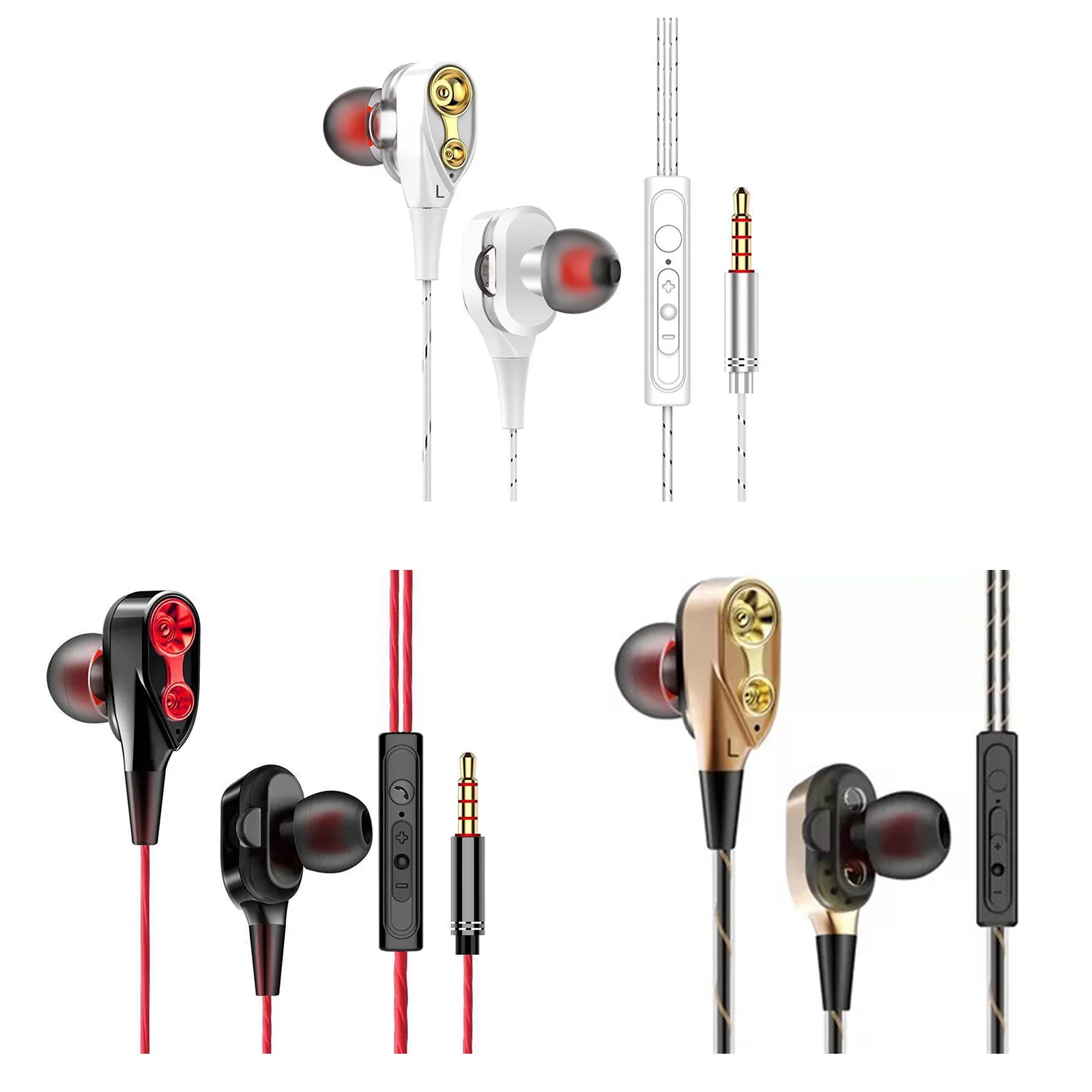 3.5mm In Ear Earbuds Mobile Wired Earphones Sport Headphones Earpiece Headset Stereo Music Earphones For Xiaomi huawei Samsung
3.5mm In Ear Earbuds Mobile Wired Earphones Sport Headphones Earpiece Headset Stereo Music Earphones For Xiaomi huawei Samsung