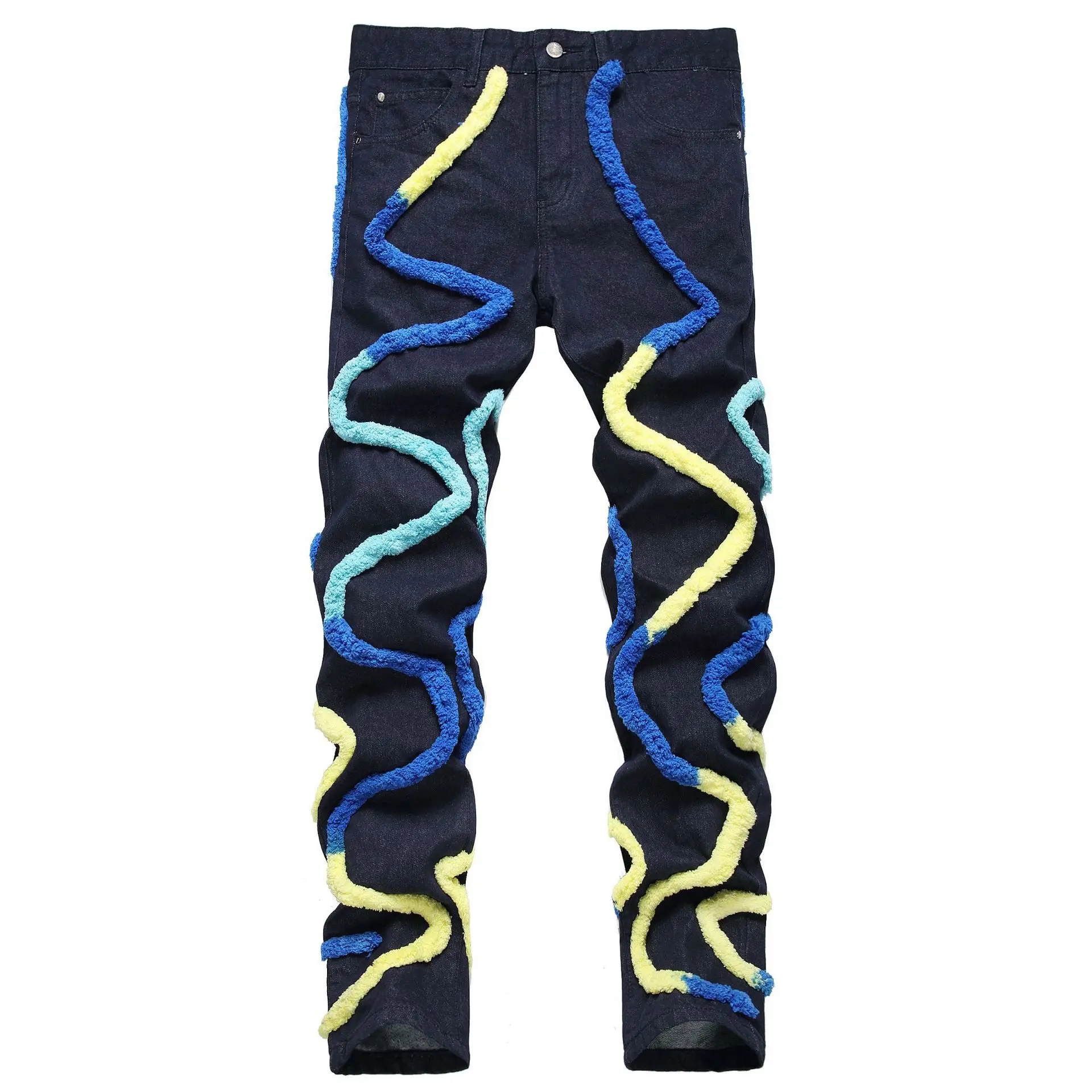 Personalized embroidered caterpillar Slim small foot jeans men's stretchy trendy pants high-end fashion pants y2k jeans
Personalized embroidered caterpillar Slim small foot jeans men's stretchy trendy pants high-end fashion pants y2k jeans